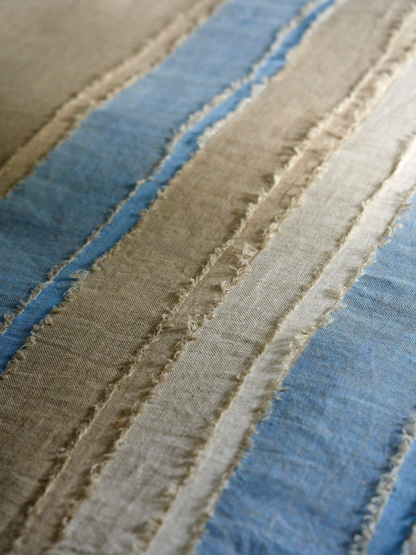 Moon Hills Linen Lapis Duvet Cover by Kit Kemp for Annie Selke