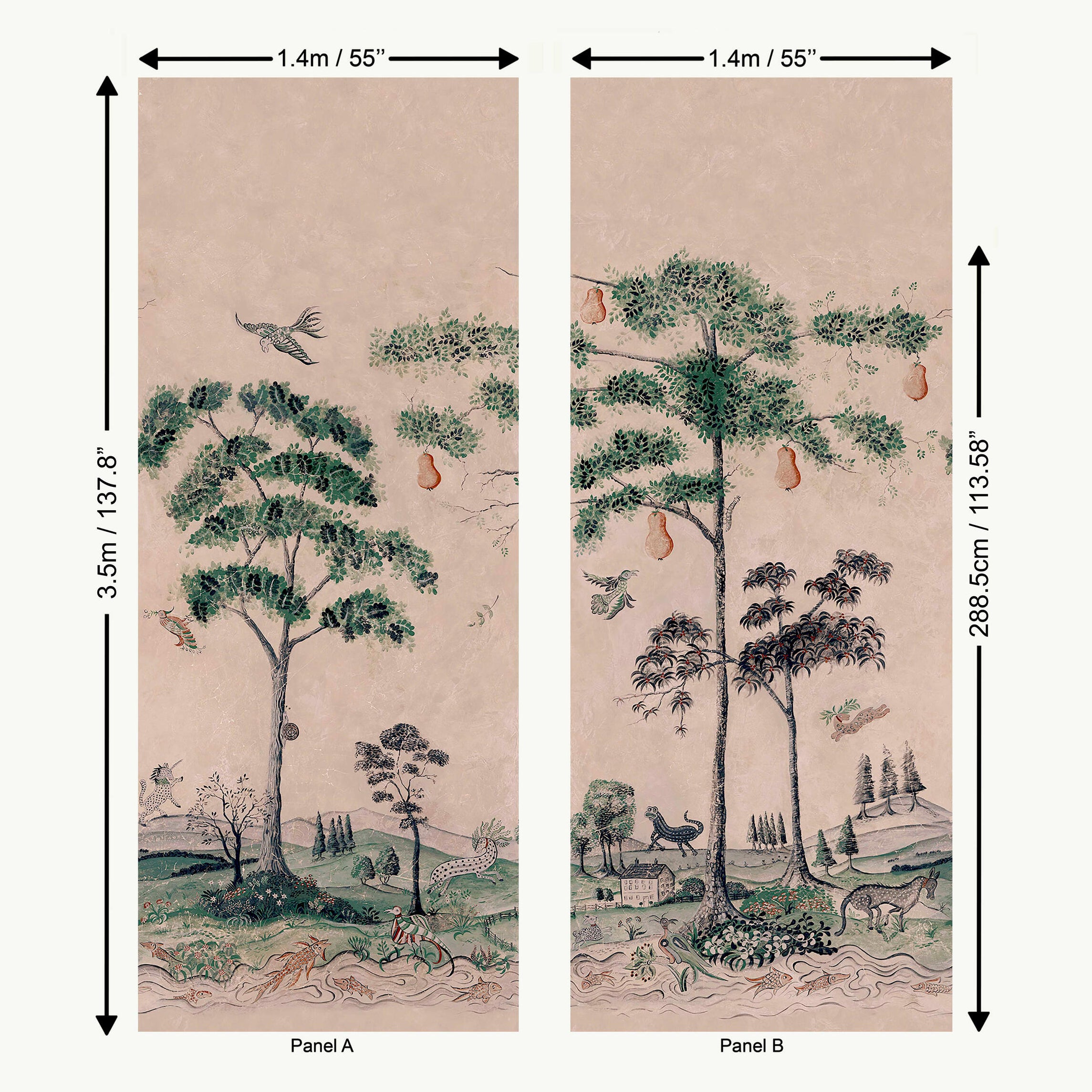 Mythical Land Mural Wallpaper