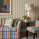 Mixed Tones Natural Oval Lampshade