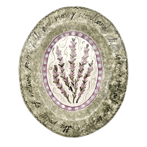 Purple Hills and Mossy Woodlands Decorative Platter