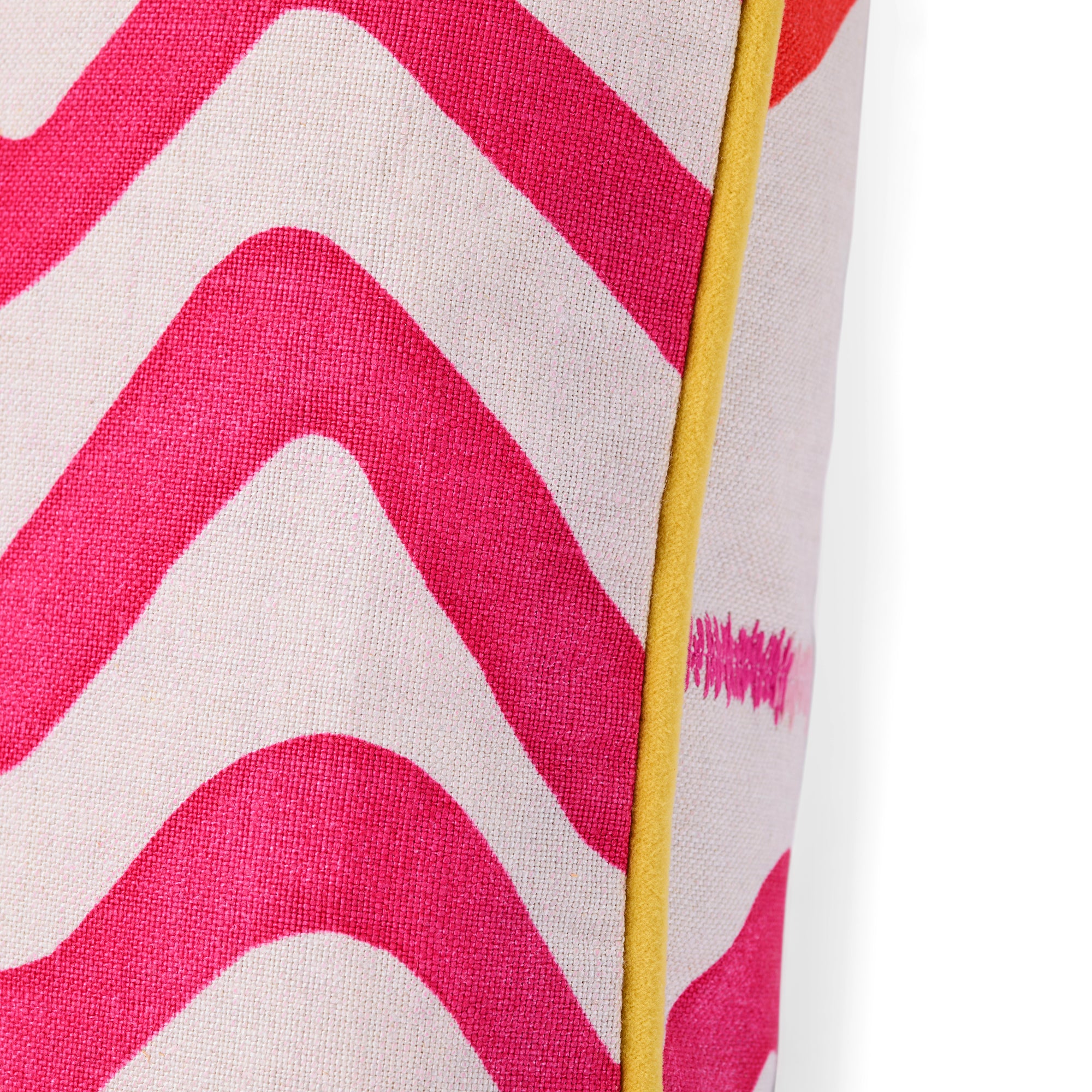 Rick Rack Pink Cushion