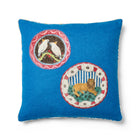 Robina’s Applique On Blue Cushion