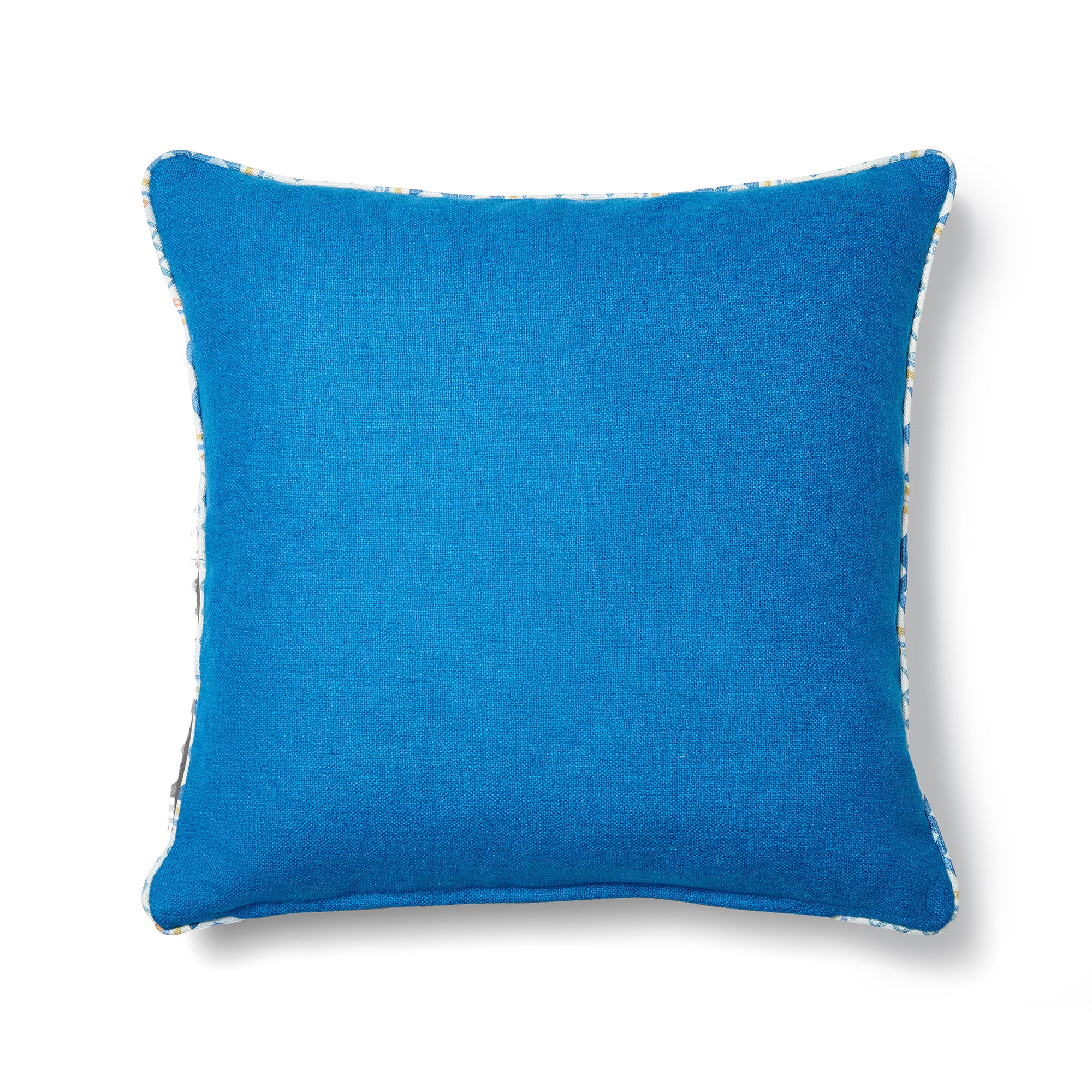 Robina’s Applique On Blue Cushion