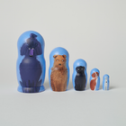 Russian Dolls, 5 Dog Breeds by Holly Frean for Shop Kit Kemp, original artwork.