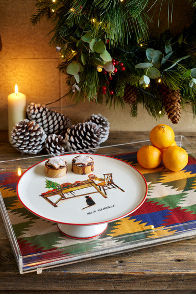 Doodles 'Help Yourself' Cake Stand