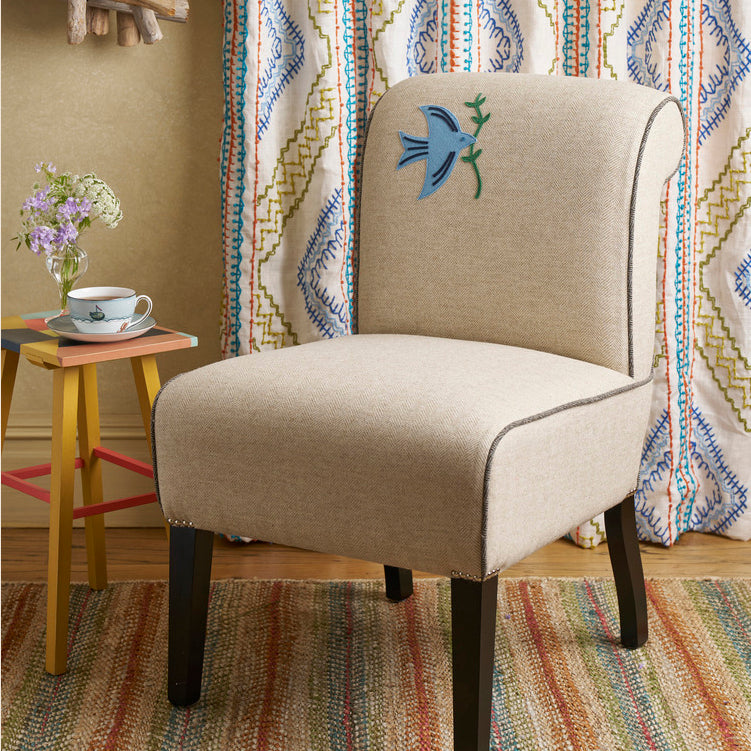 The Bluebird Appliqué Chair