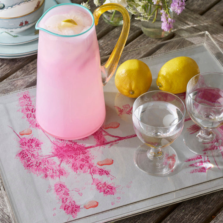 Pear Tree Sunset Pink Tray