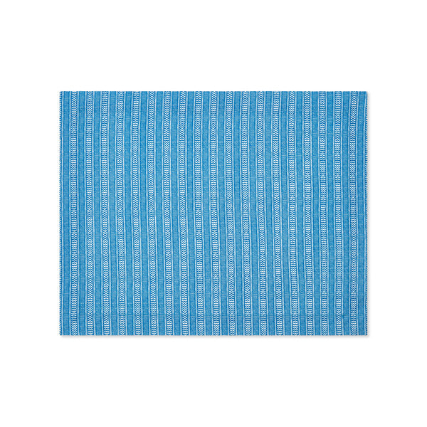 Set of 6 Chess Blue Placemats