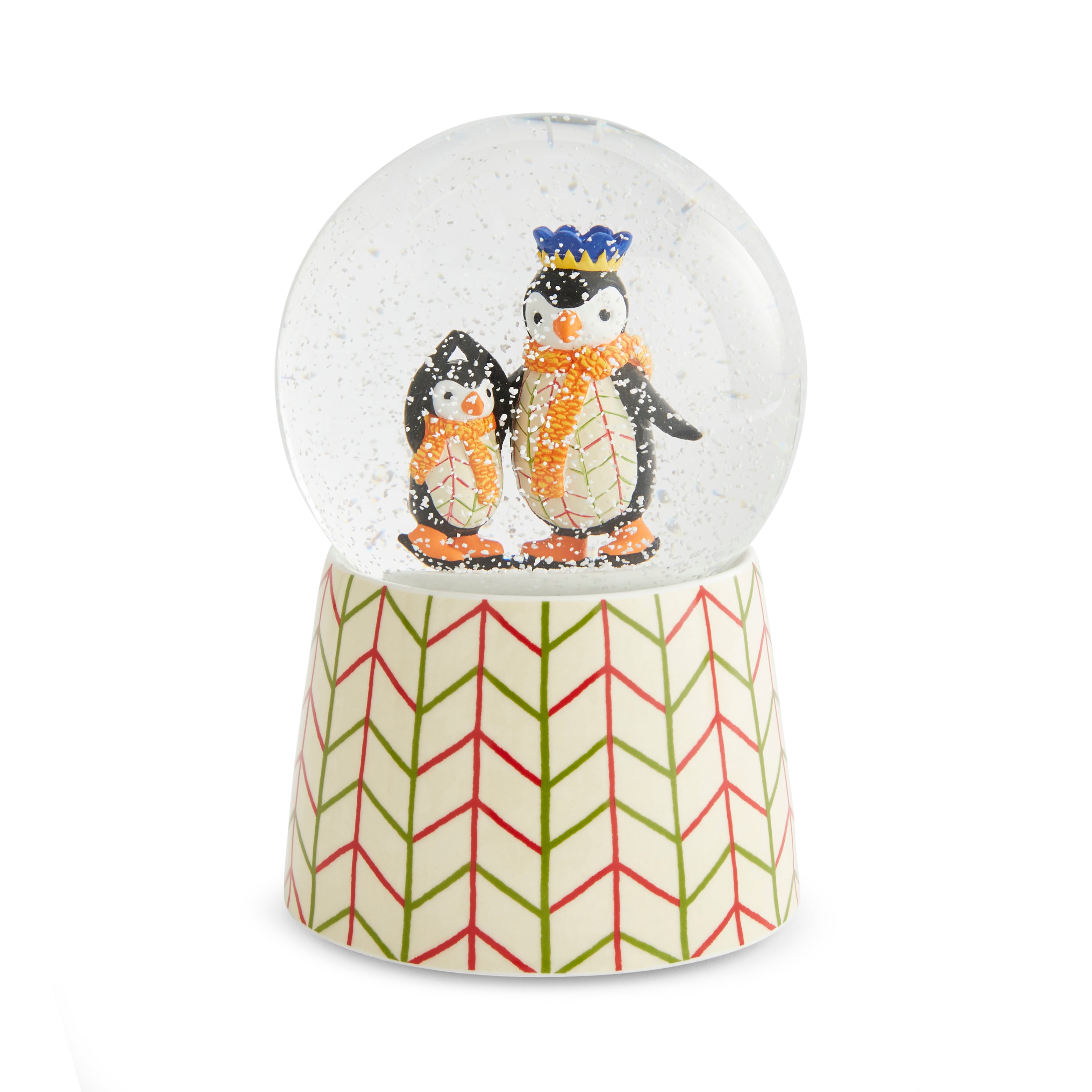 Skating Penguins Snow Globe