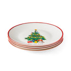 Doodles Christmas Set of 4 Cake Plates