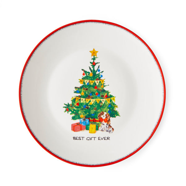 Doodles Christmas Set of 4 Cake Plates