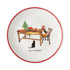 Doodles Christmas Set of 4 Cake Plates