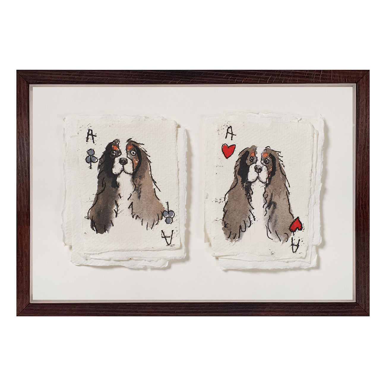 A small-scale collectible artwork of a Spaniel by Holly Frean, designed to complement the maritime and discovery themes of the 250th US Anniversary edit.