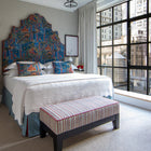 Sam Headboard - Front Row - Jewel Blue