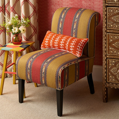 Little Weed Orange Bolster Cushion