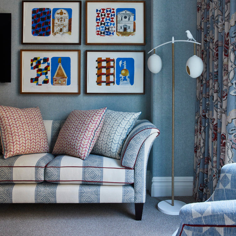 Small Way Orange Cushion