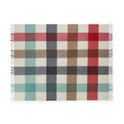 100 precent merino wool Checkerberry throw, part of the Snug in a Bunny Basket set exclusively by Shop Kit Kemp for festive gifting and Christmas presents.