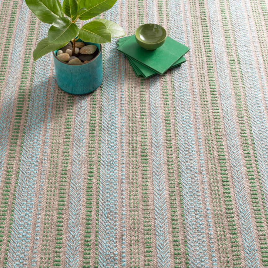 Sooner Rather Than Later Aqua Rug