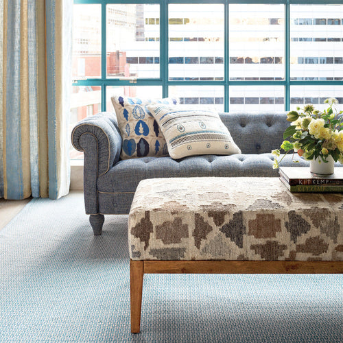 Spring Bush Blue Cushion