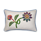 Spring Flower Appliqué Cushion 1