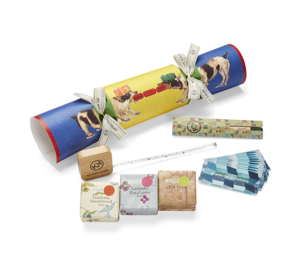 Discover Kit Kemp soaps, measuring tape, fun jokes and message notes, and other keepsakes to delight loved ones.