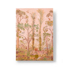 Hard cover B5 size notebook, with gold foiled page edges and coloured ribbon dividers, created by Kit Kemp.