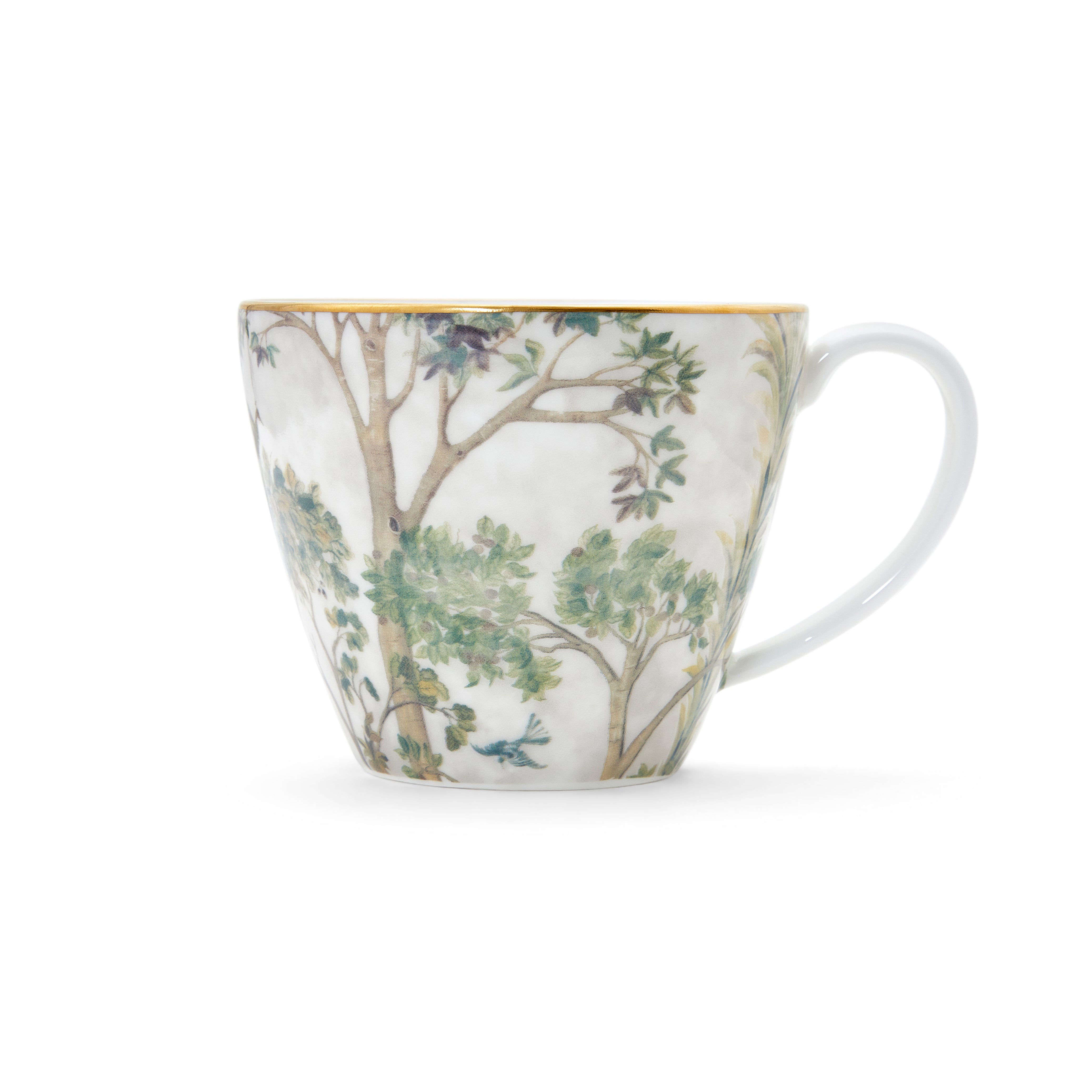 Tall Trees Breakfast Cup and Saucer