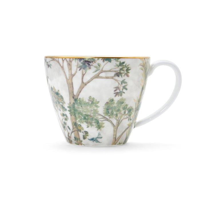 Tall Trees Breakfast Cup and Saucer Set of 2