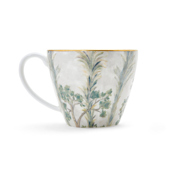 Tall Trees Breakfast Cup and Saucer Set of 2