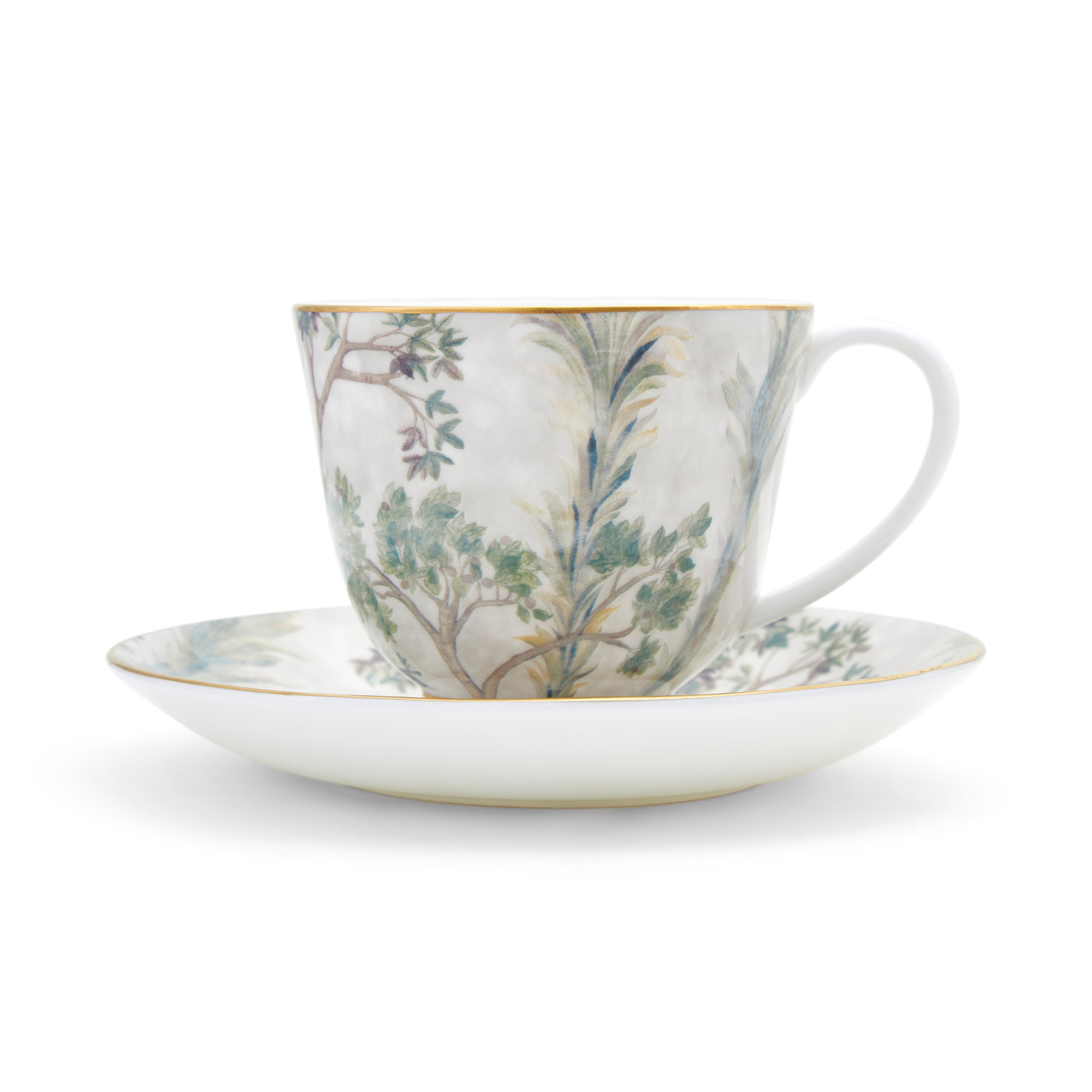 Tall Trees Teacup and Saucer