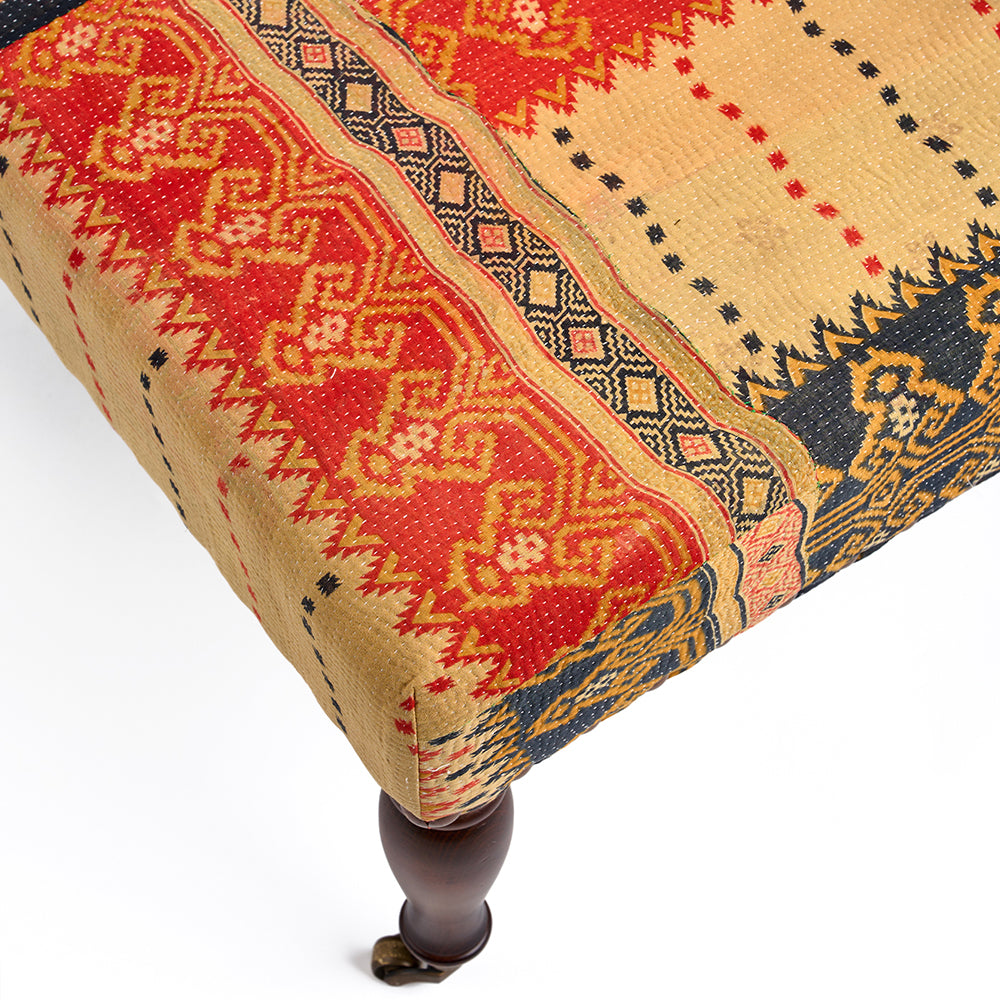 The Vintage Stitch Ottoman
