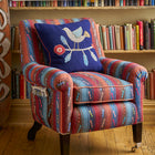 Blue Bird Square Cushion