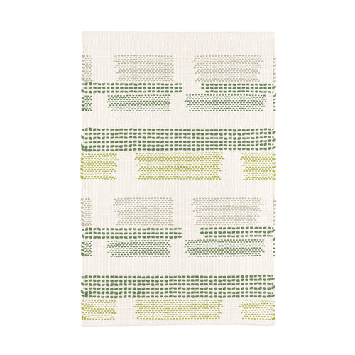 Washable small rug, with Tread Lightly pattern design, created by Kit Kemp in collaboration with Annie Selke.