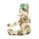 A high-end collectible bear crafted from Kit Kemp’s Tree of Life 100% linen fabric. The design emphasizes luxury textures with a delicate cream "By Kit Kemp" ribbon and hand-finished details, creating a unique and charming piece of British textile art.