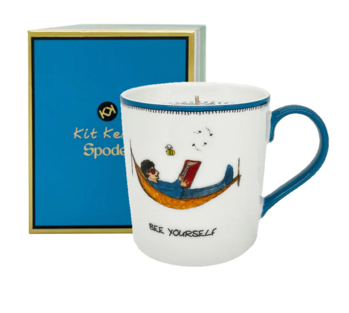 Doodles Candle in a  Mug 'Bee Yourself'