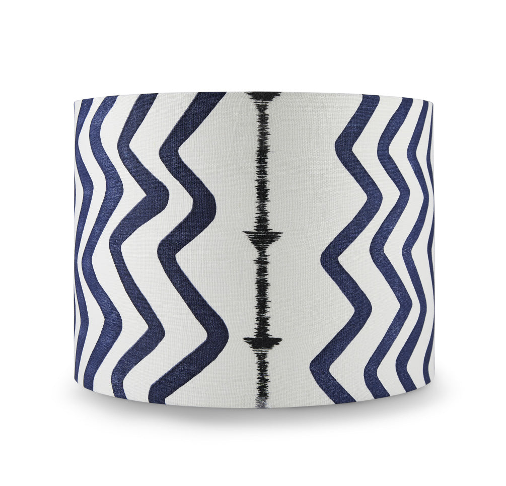 Rick Rack Lampshade - Indigo