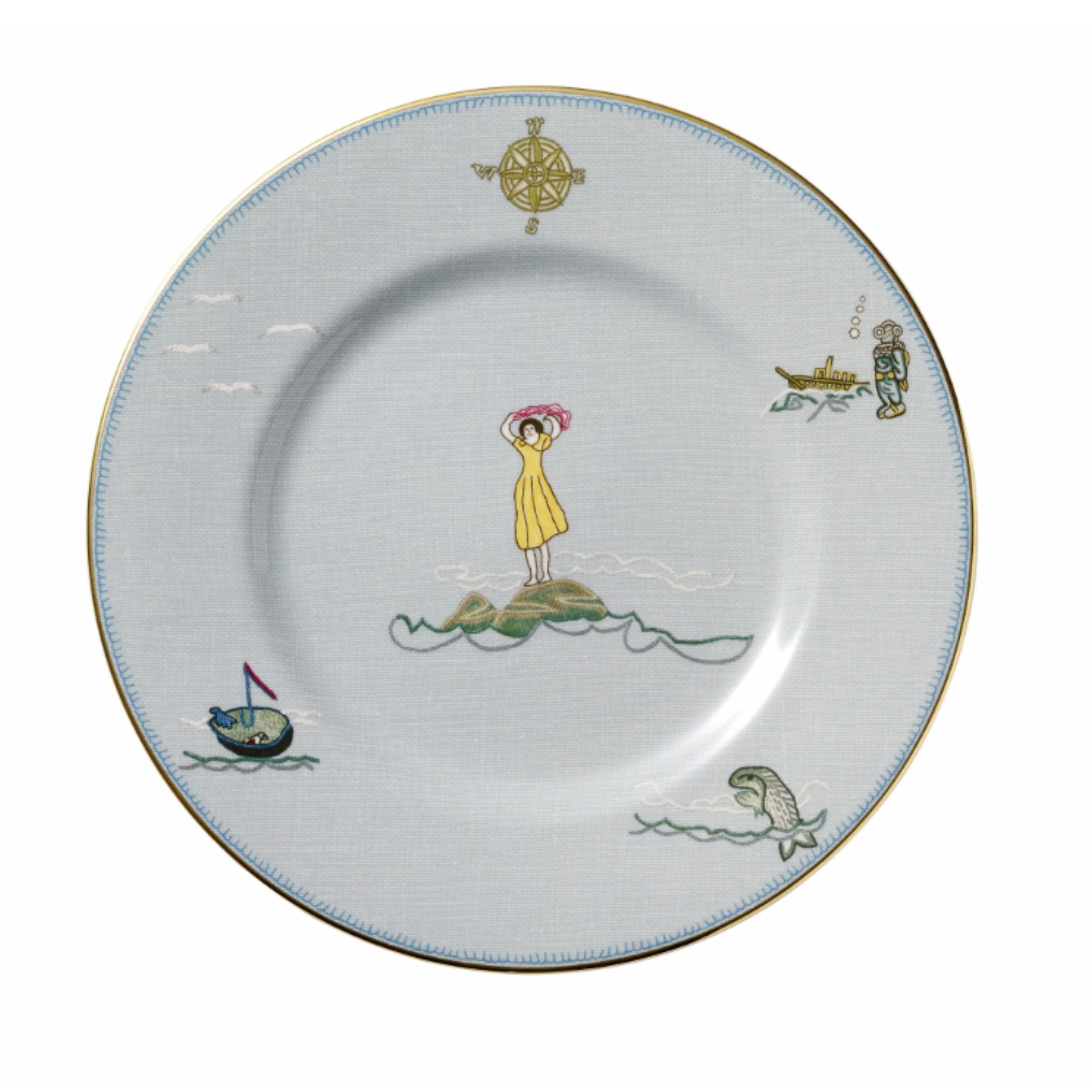 Sailor's Farewell  Afternoon Tea Plate
