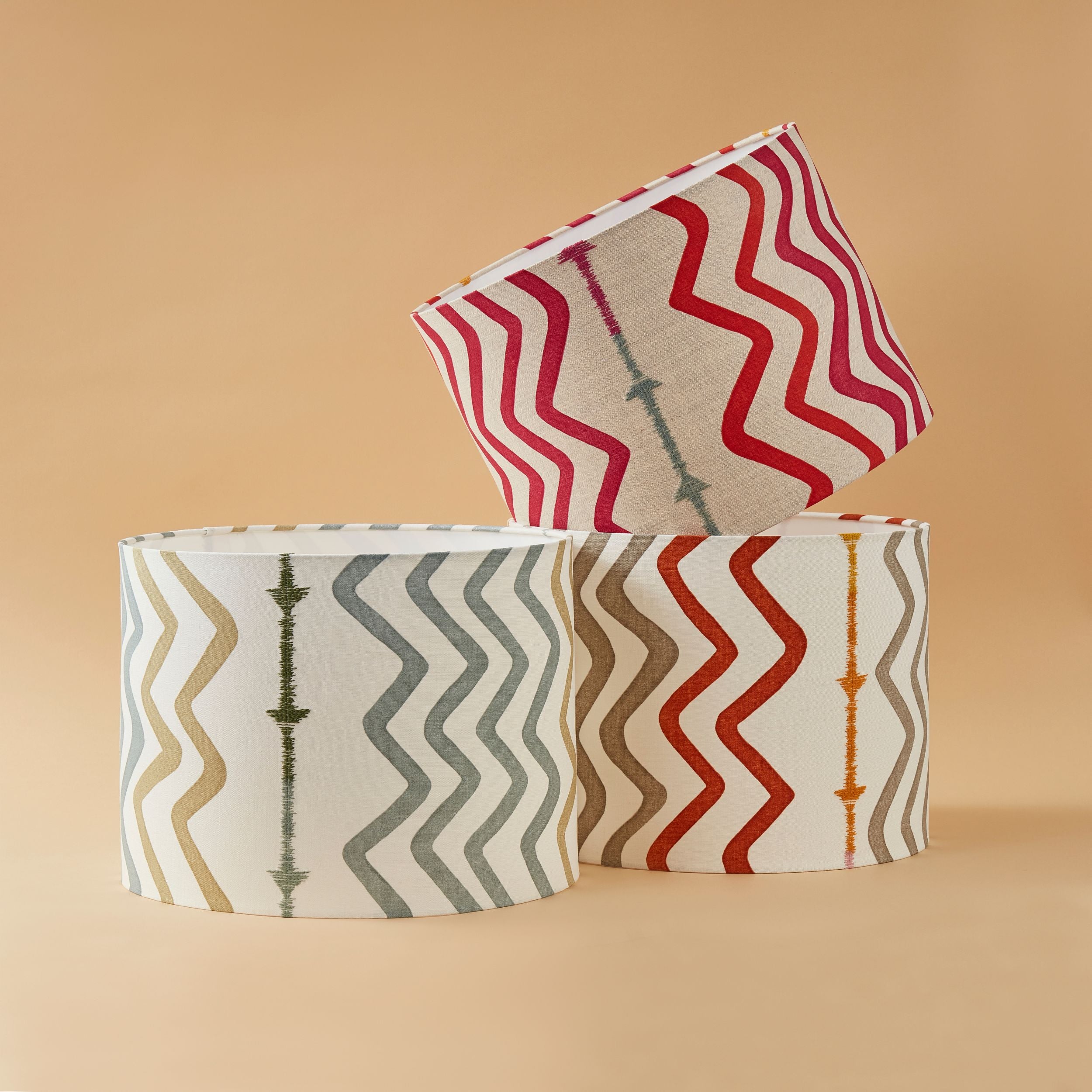 Rick Rack Lampshade - Hot Pink