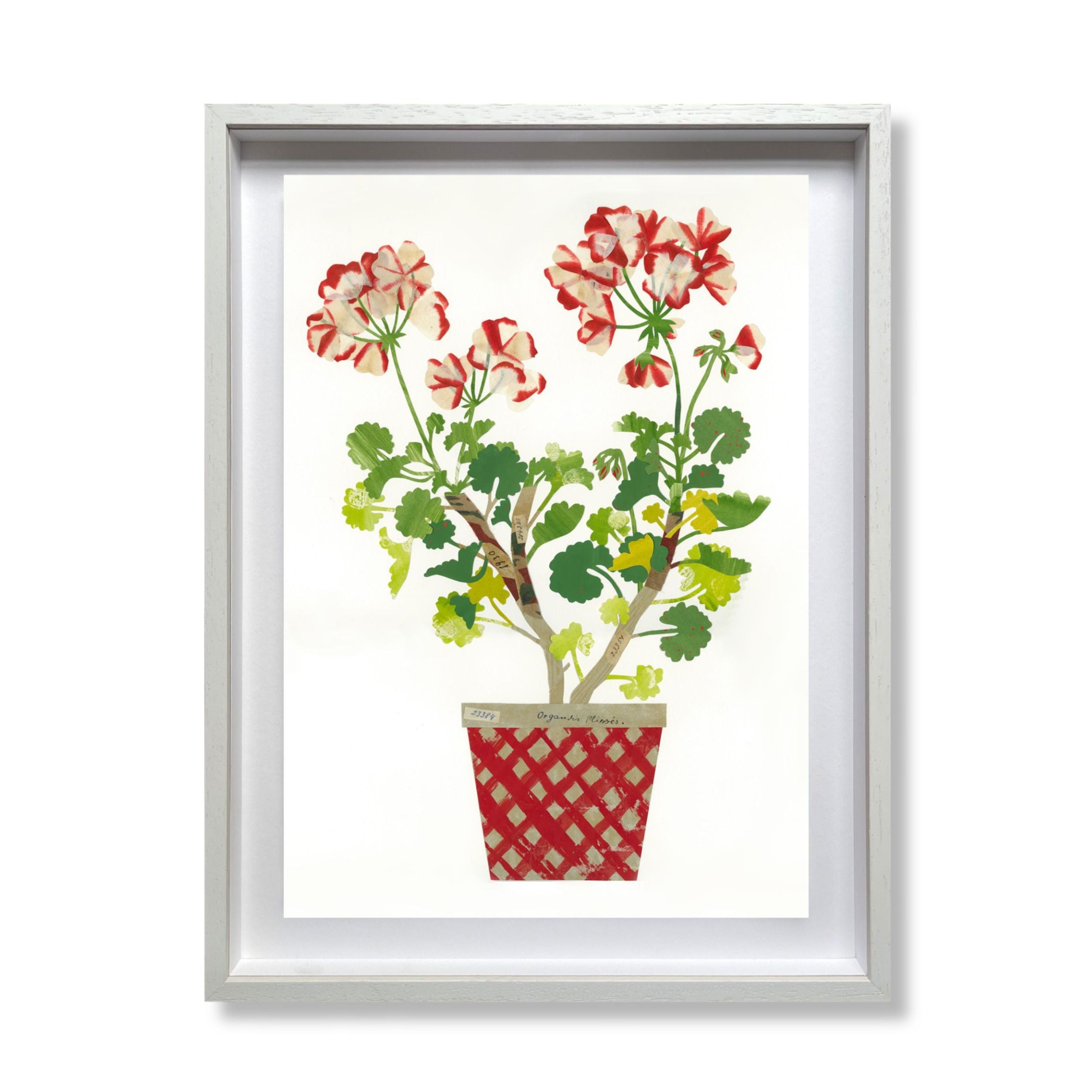 Happy Cross Hatch Framed Artwork