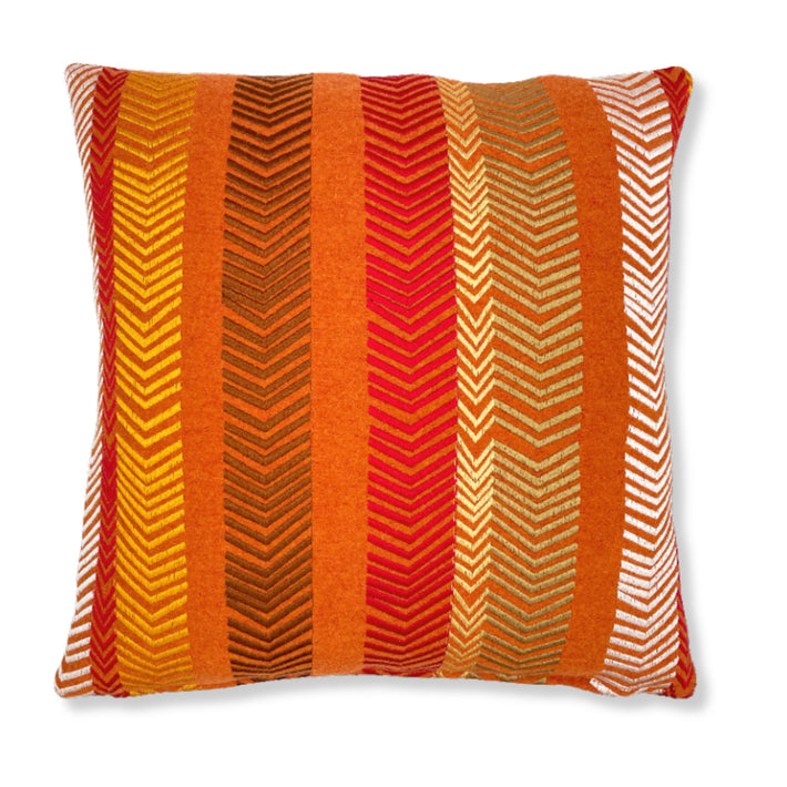 Bookend Wool Orange Cushion