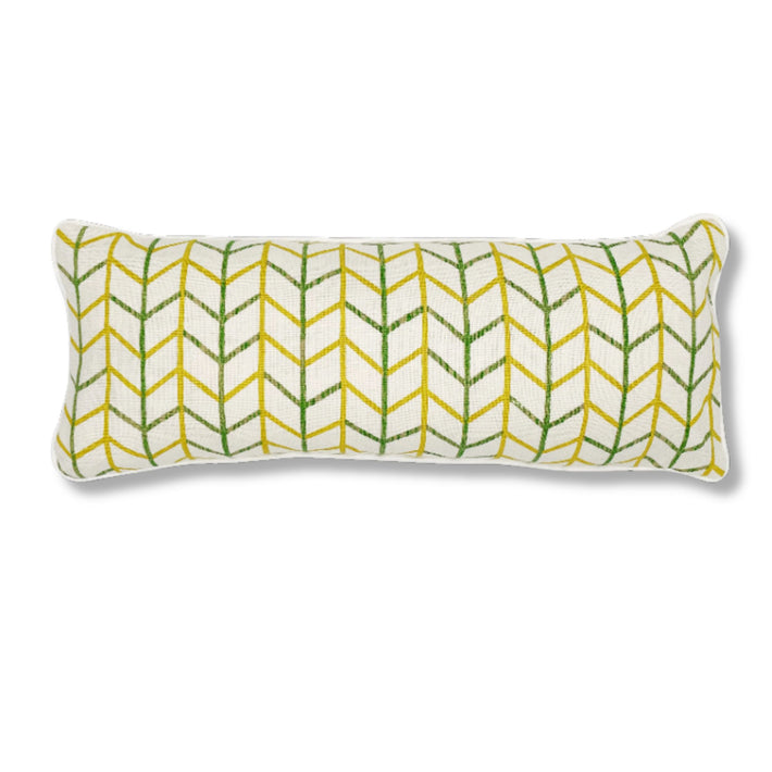 Small Way Lemon Bolster Cushion