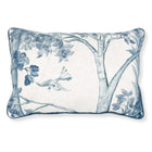 Tall Trees Delft Blue Rectangular Cushion