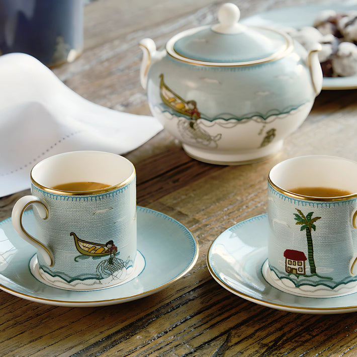 Sailor's Farewell Espresso Cup and Saucer - Main Image