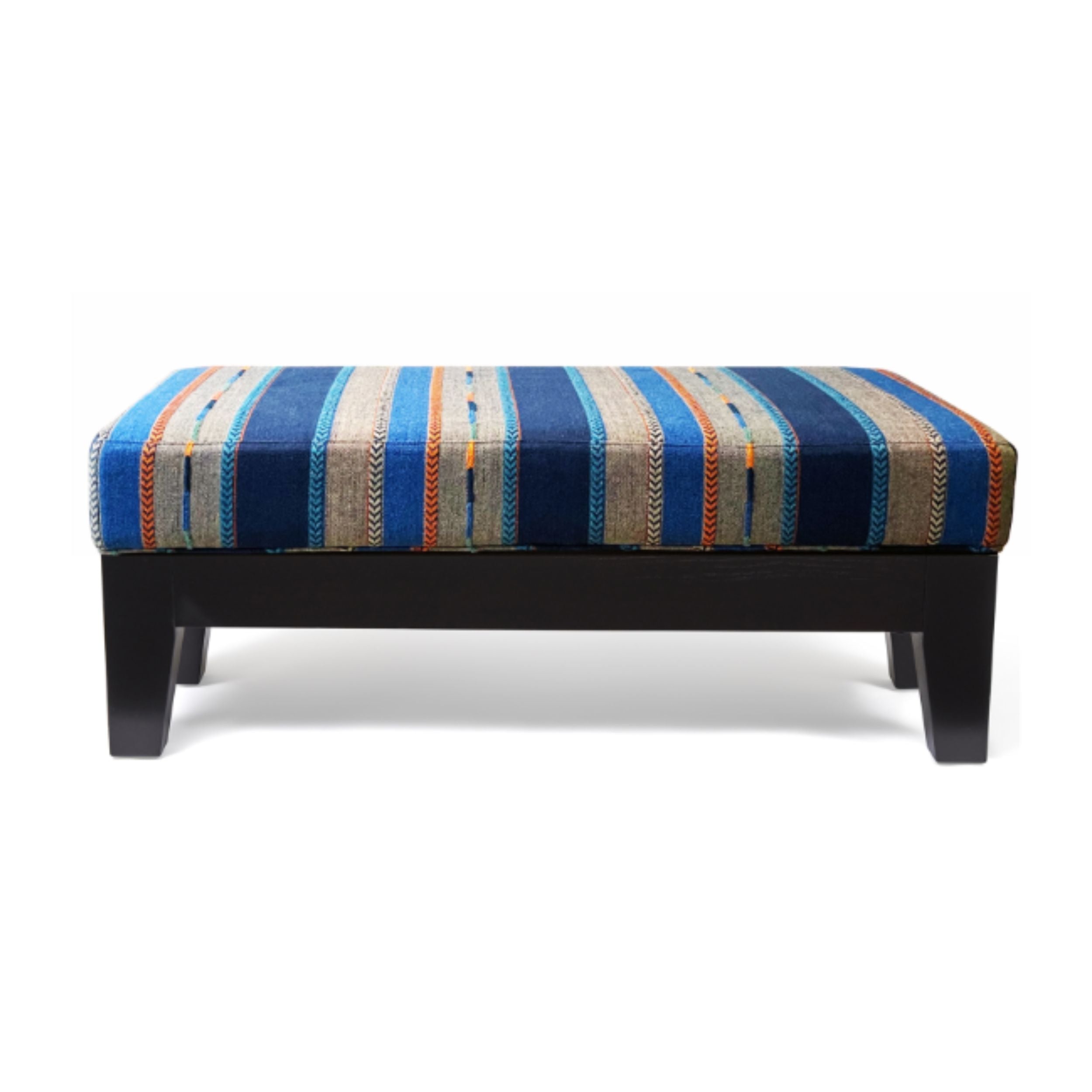 Ella End of Bed Stool - Bunty Blue