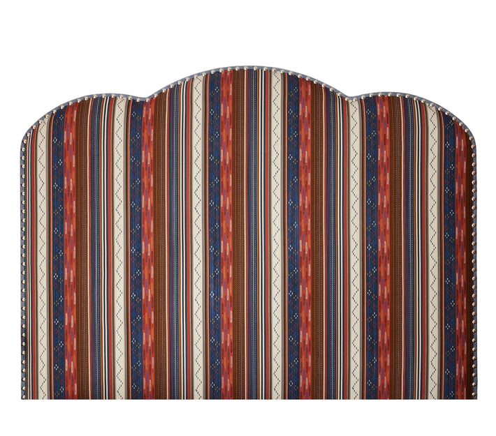 Ruby Headboard - Runaway Coral/Indigo