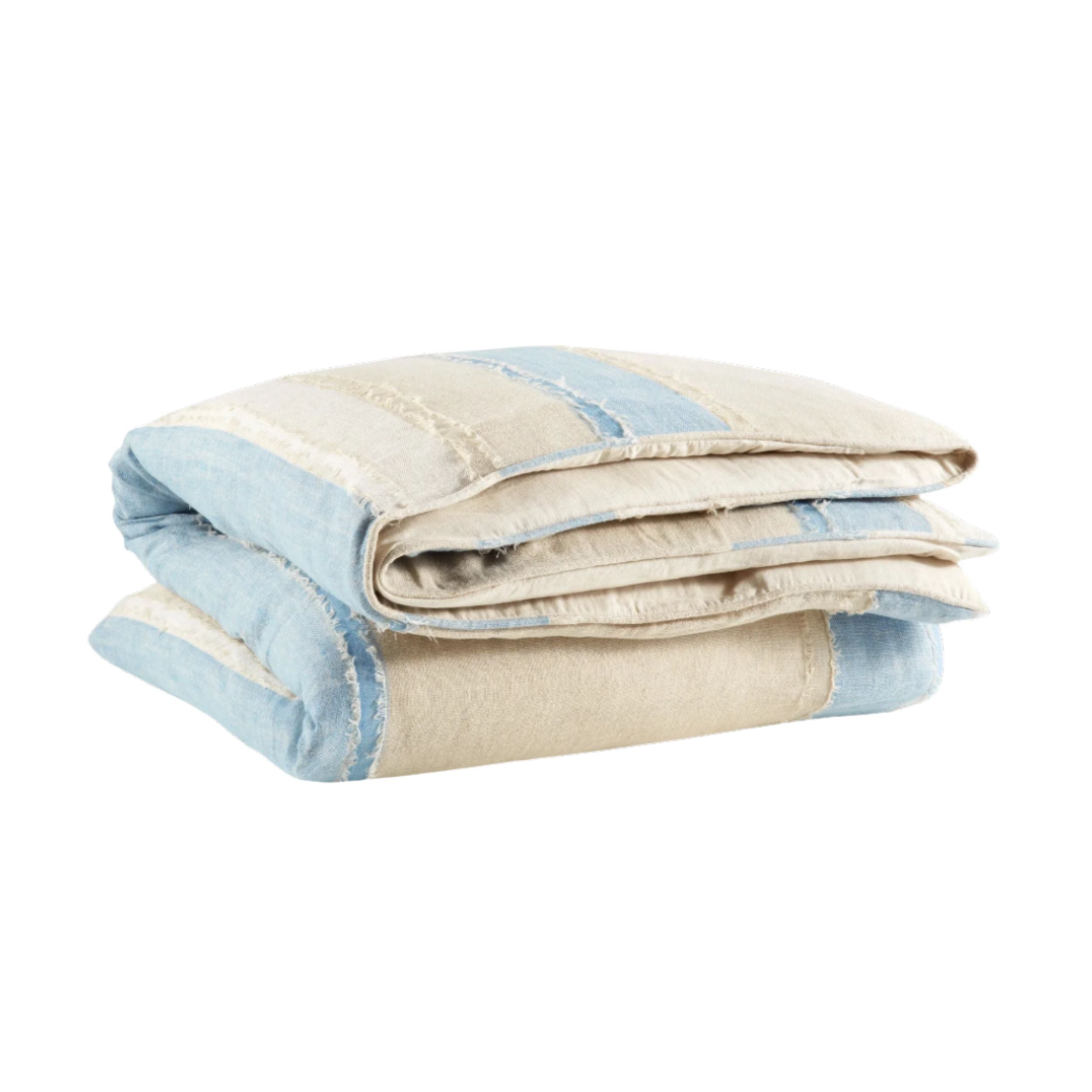 Moon Hills Linen Lapis Duvet Cover