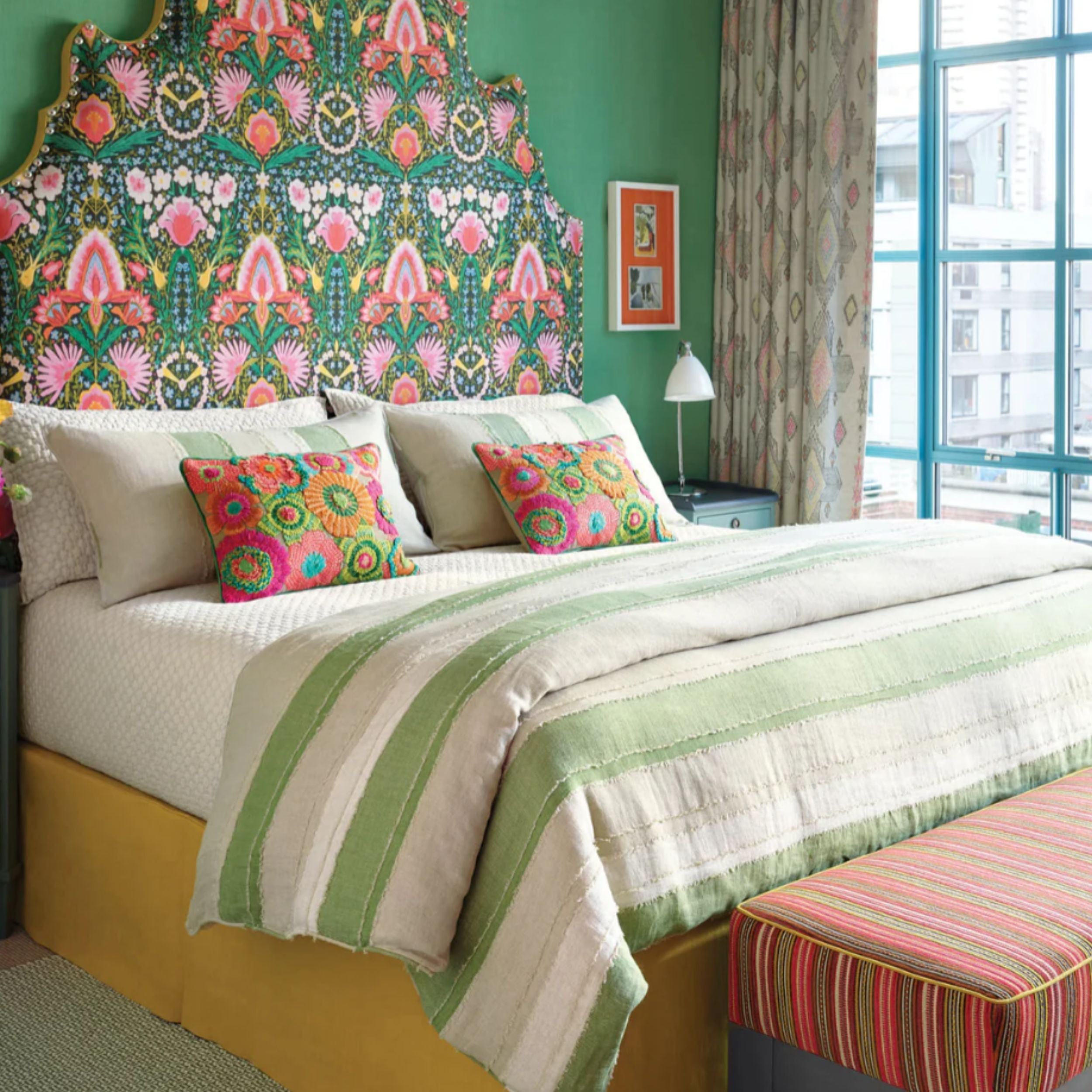 Moon Hills Linen Olive Sham