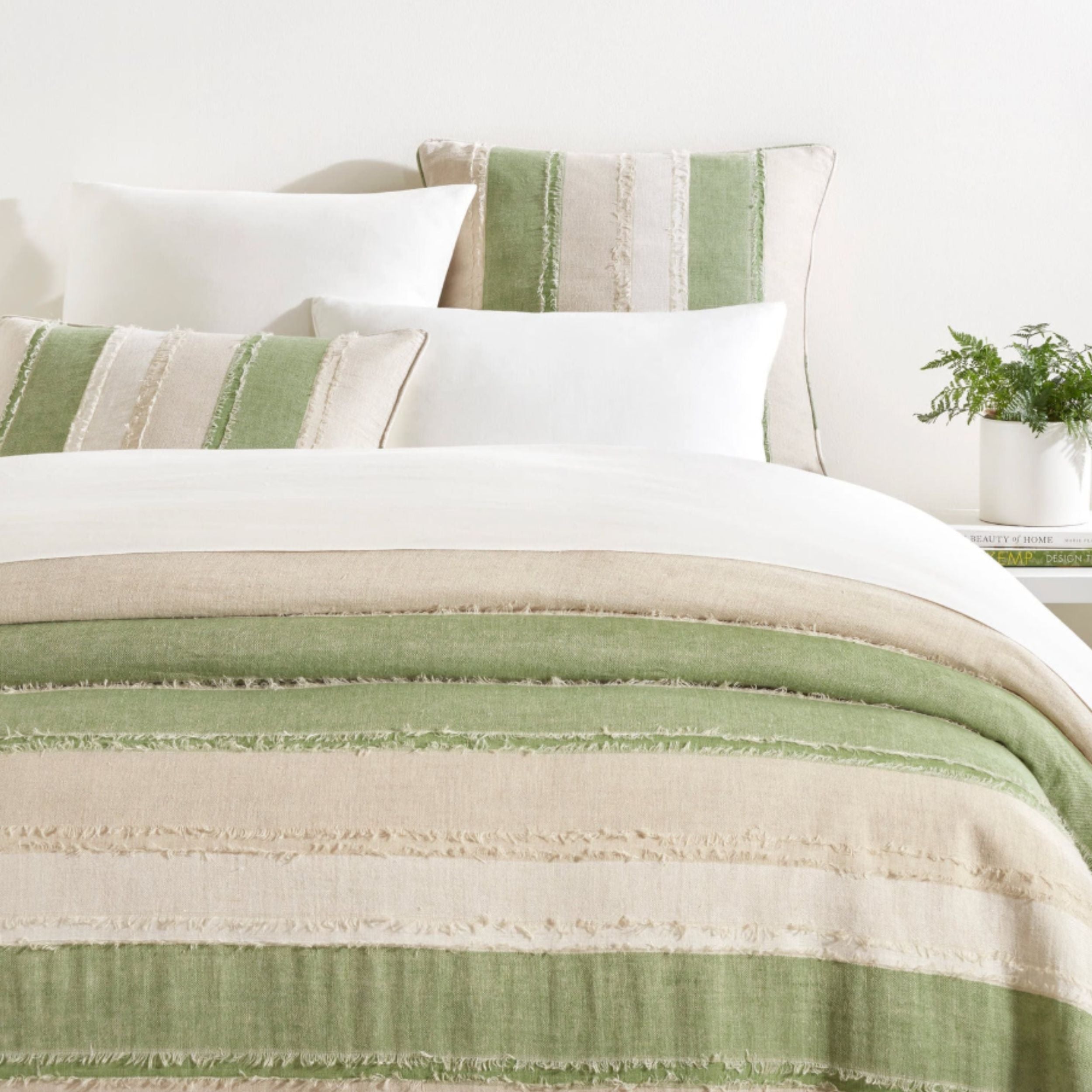 Moon Hills Linen Olive Sham