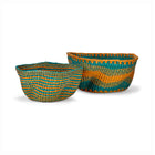 Hand made in Ghana, woven and colourful baskets by Shop Kit Kemp have a unique sculptural quality, and make a perfect vessel for home decor and storage