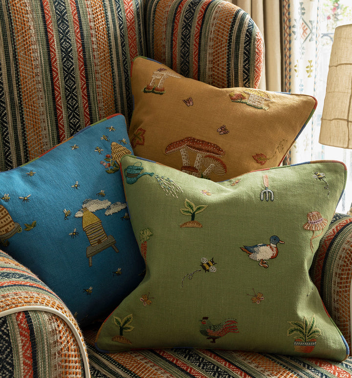 New Shop Kit Kemp launch, the weekend collection in collaboration with Chelsea Textiles, created by Kit Kemp and inspired by the British countryside.